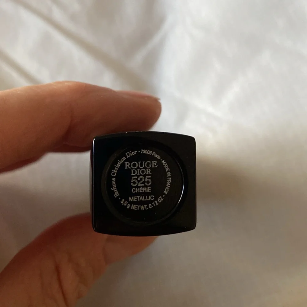 Rouge Dior Color Lipstick Rouge 525 Cherie Metallic Finish NEW Make-up‎